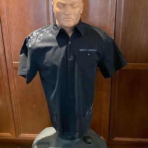 Men’s Harley Davidson Button Up Shirt